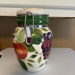 Fruit Design Ceramic Canister